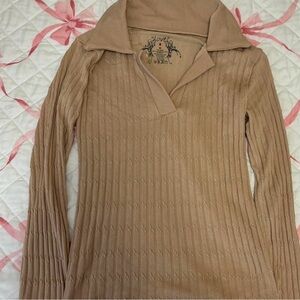Women's Tan Sweater
